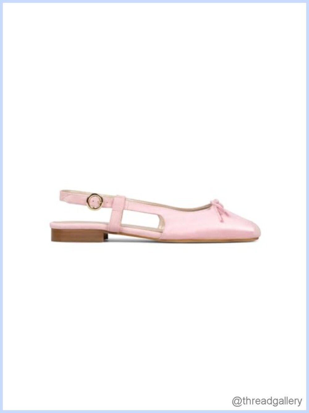 Women's Satin Slingback Ballet Flats with Bow Comfortable Dress Shoes